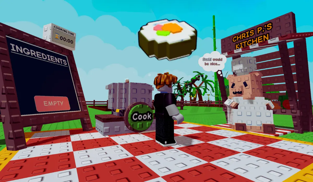 Sushi Making in Grow a Garden